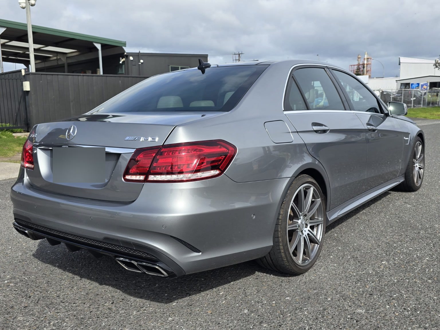 Rear three-quarter view